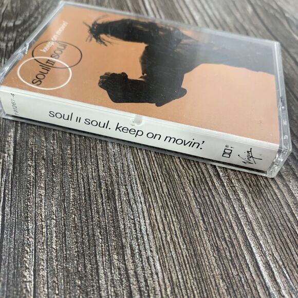 SOUL 2 SOUL Cassette Tape 80s Jazz Hip Hop KEEP ON MOVIN BACK TO LIFE - Picture 2 of 5